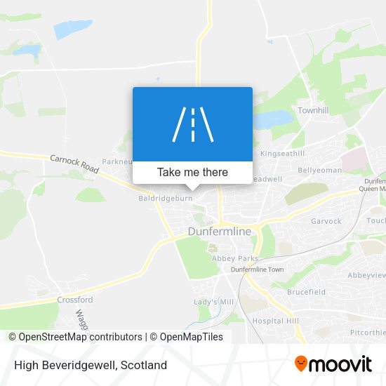 High Beveridgewell map