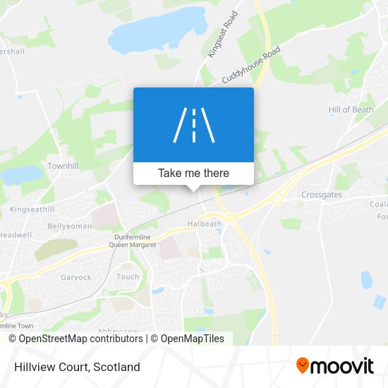 Hillview Court map