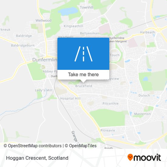 Hoggan Crescent map