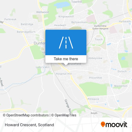 Howard Crescent map