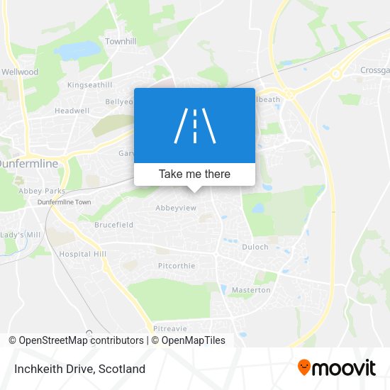 Inchkeith Drive map