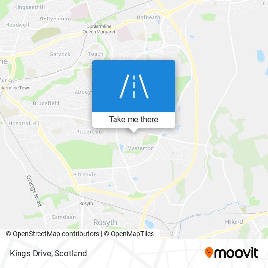 Kings Drive map