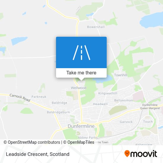 Leadside Crescent map