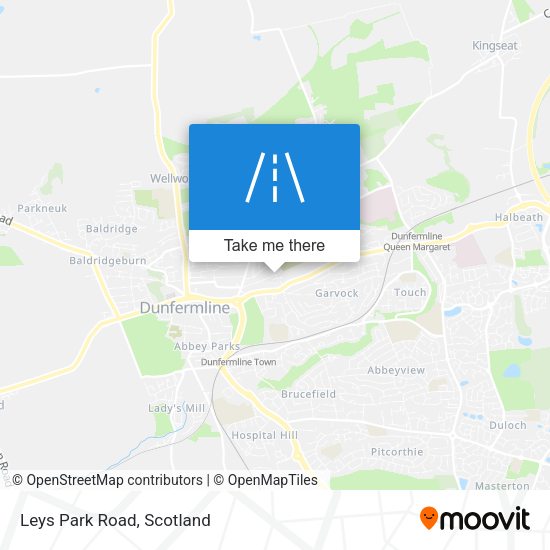 Leys Park Road map