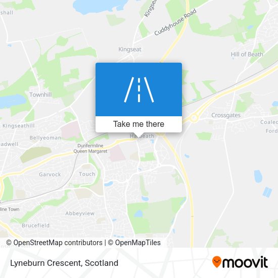 Lyneburn Crescent map