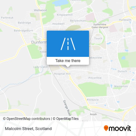 Malcolm Street map