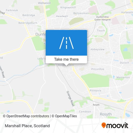 Marshall Place map