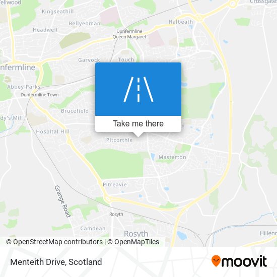 Menteith Drive map