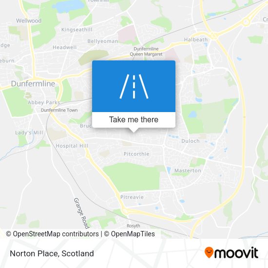 Norton Place map