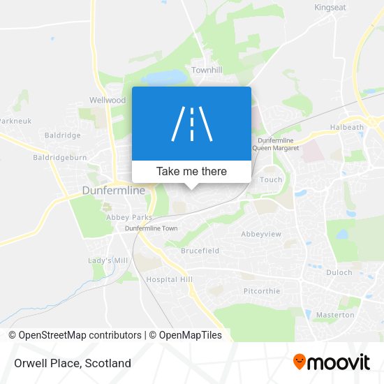 Orwell Place map