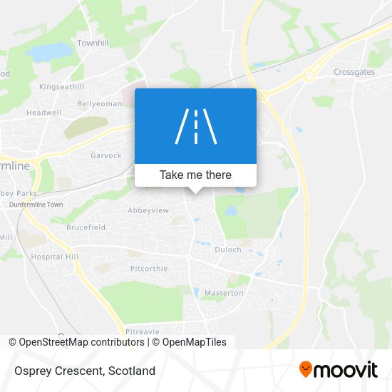Osprey Crescent map