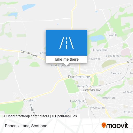 Phoenix Lane map