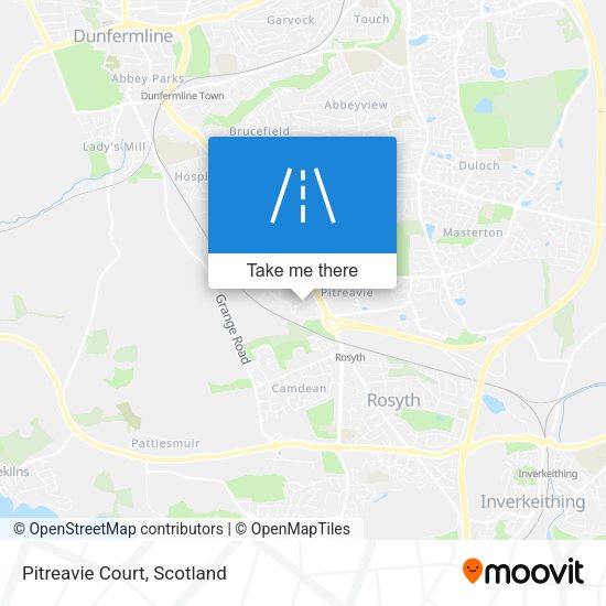 Pitreavie Court map