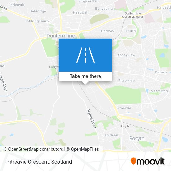Pitreavie Crescent map