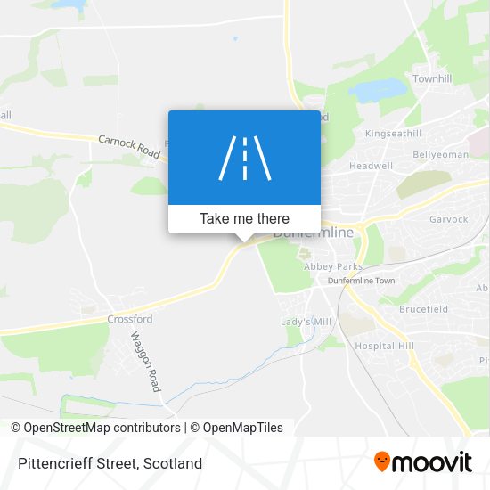 Pittencrieff Street map