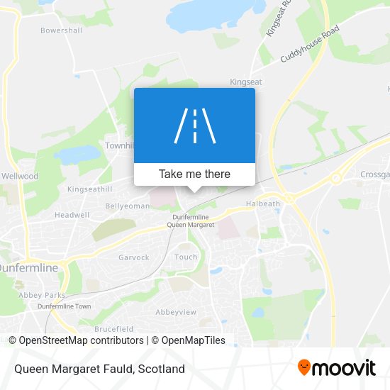 Queen Margaret Fauld map