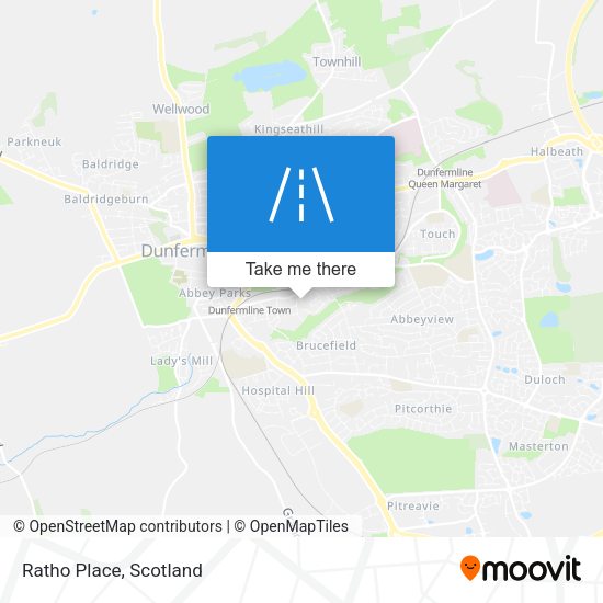 Ratho Place map