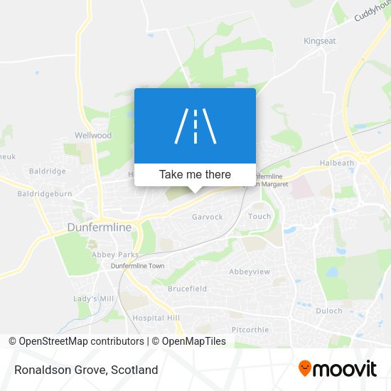 Ronaldson Grove map