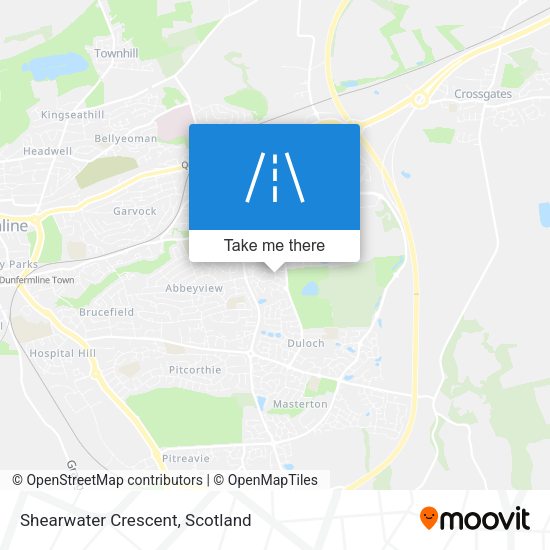 Shearwater Crescent map