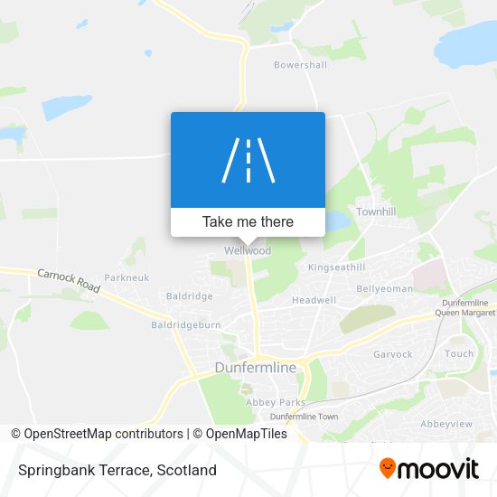 Springbank Terrace map