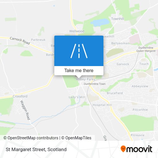 St Margaret Street map