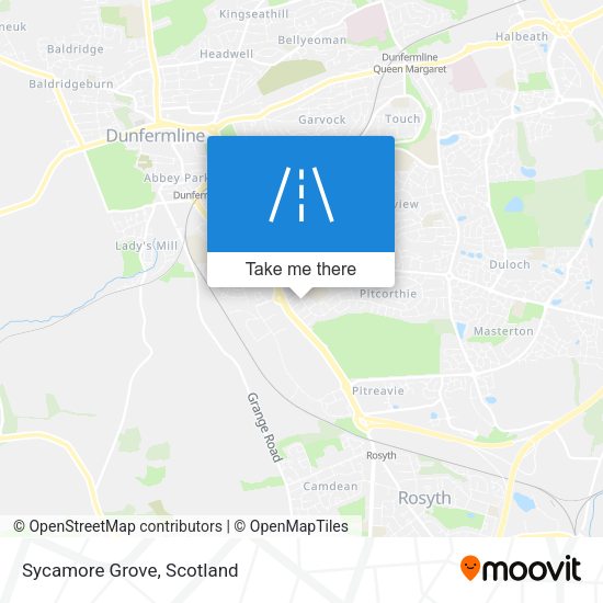Sycamore Grove map