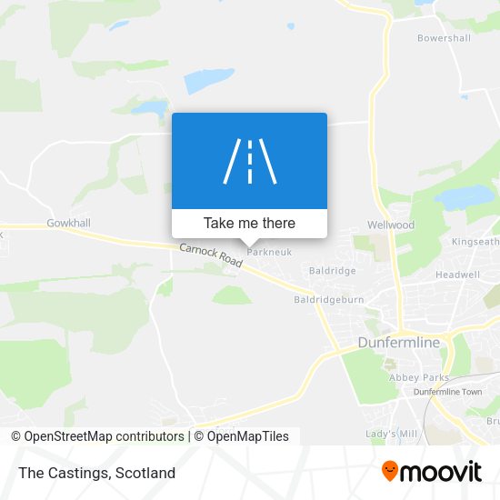The Castings map