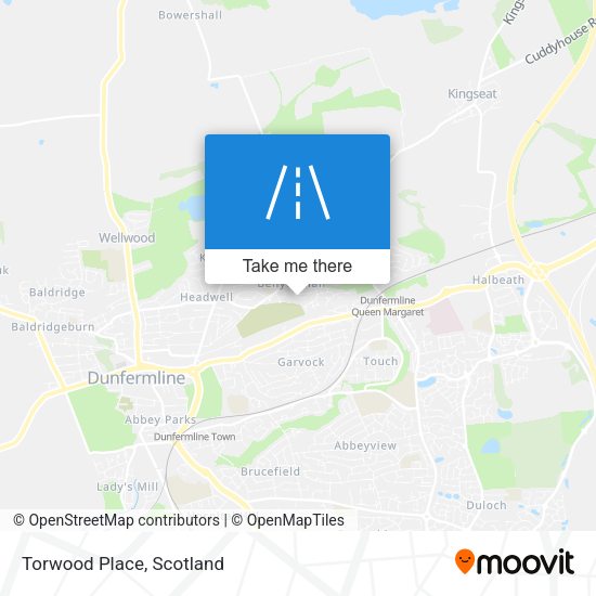 Torwood Place map
