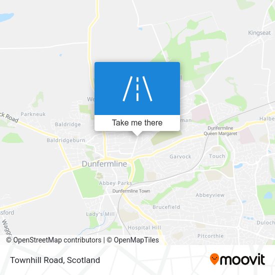 Townhill Road map