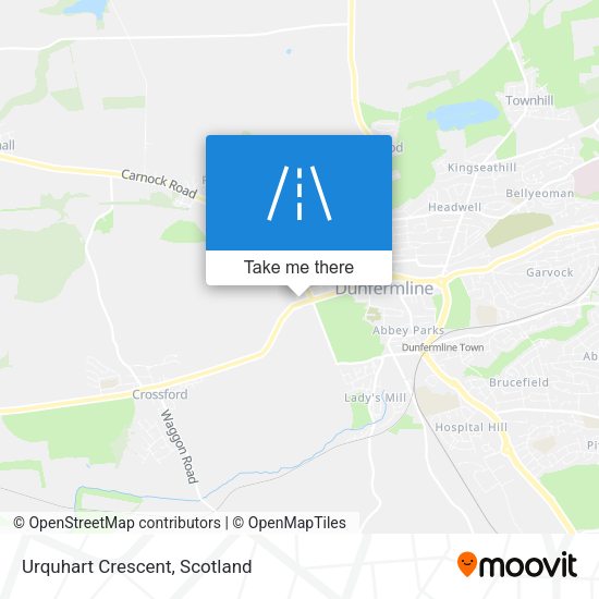 Urquhart Crescent map