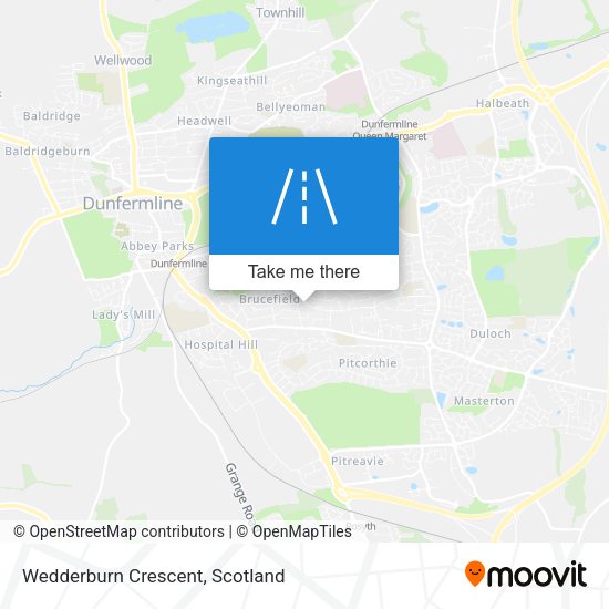 Wedderburn Crescent map