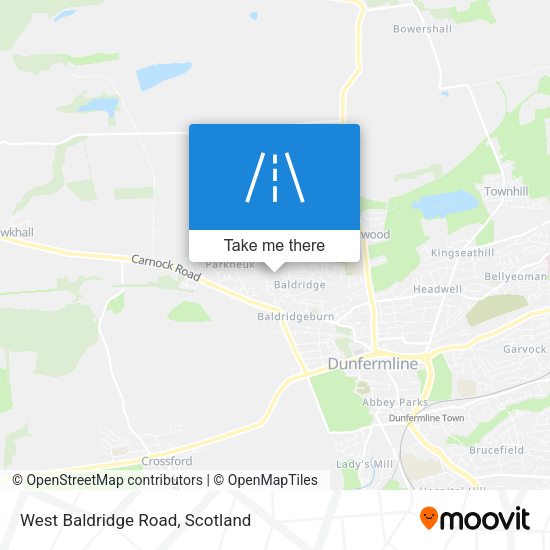 West Baldridge Road map
