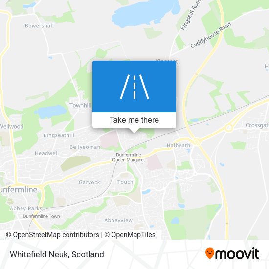 Whitefield Neuk map