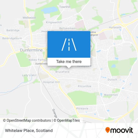 Whitelaw Place map
