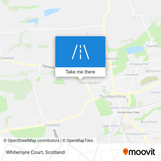 Whitemyre Court map