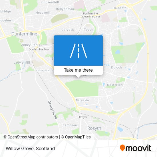 Willow Grove map
