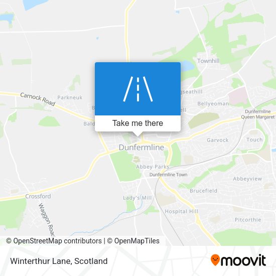 Winterthur Lane map