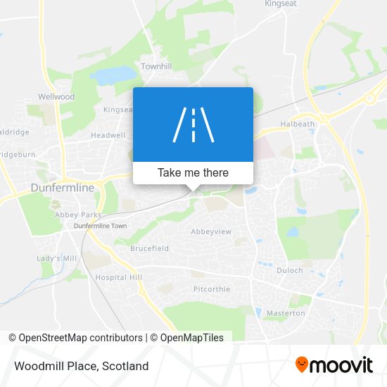 Woodmill Place map