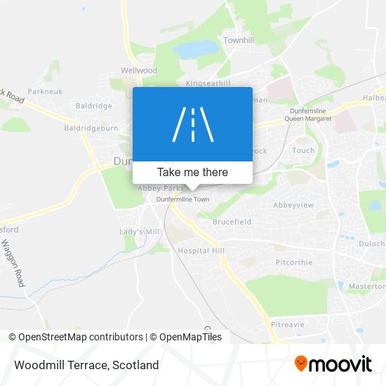 Woodmill Terrace map