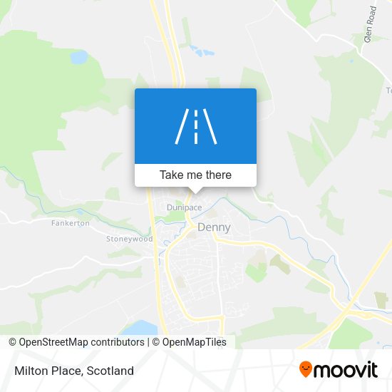 Milton Place map