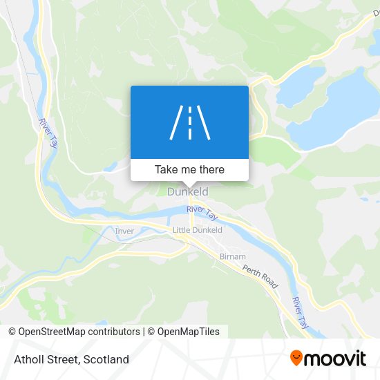 Atholl Street map
