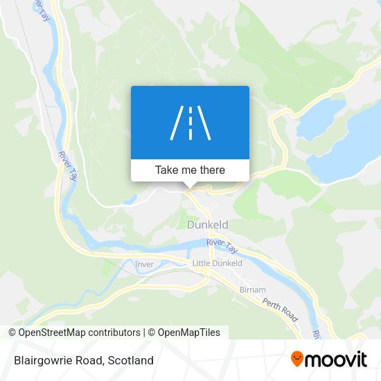Blairgowrie Road map