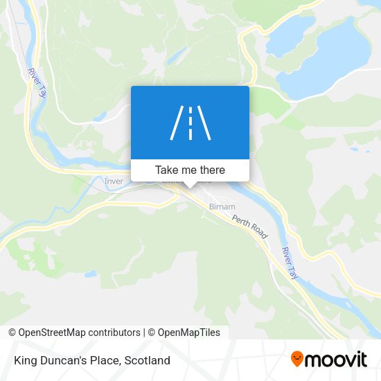 King Duncan's Place map