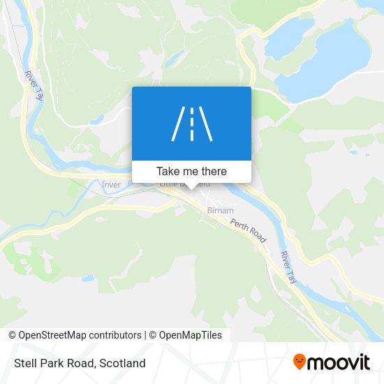 Stell Park Road map