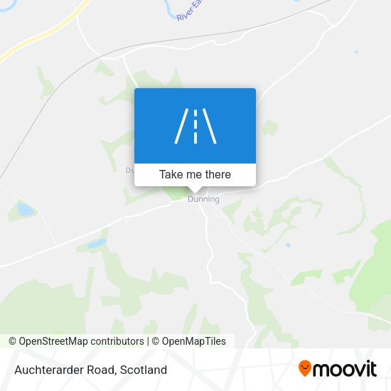 Auchterarder Road map