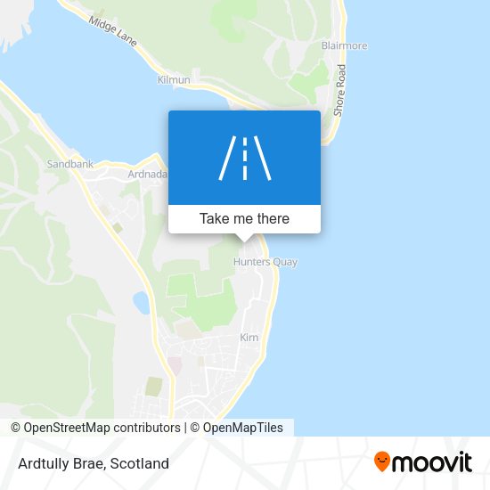 Ardtully Brae map