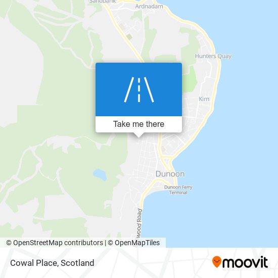 Cowal Place map