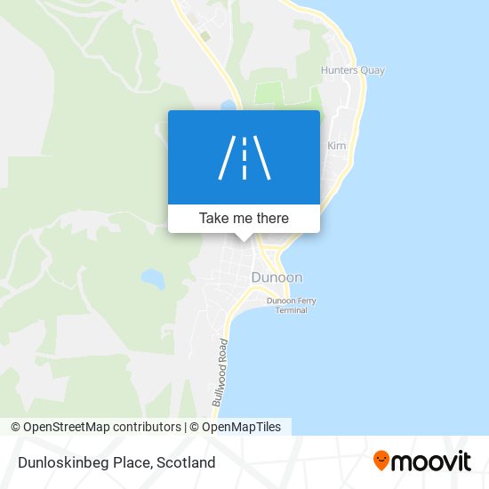 Dunloskinbeg Place map