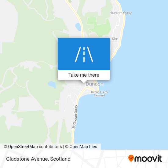 Gladstone Avenue map