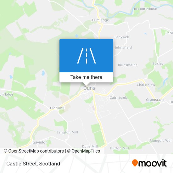 Castle Street map